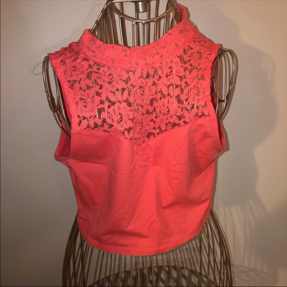 Beautiful flower crop top